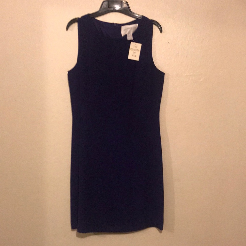 Purple Silk Dress